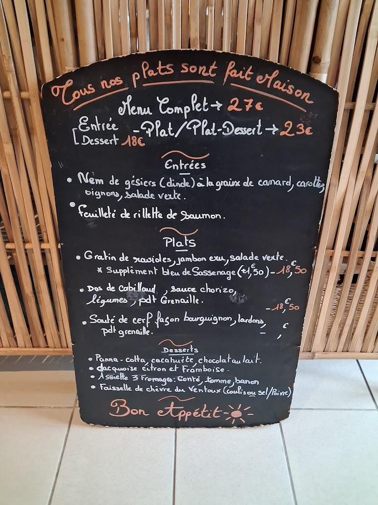 Restaurant Chrysalis - Menu Image 1